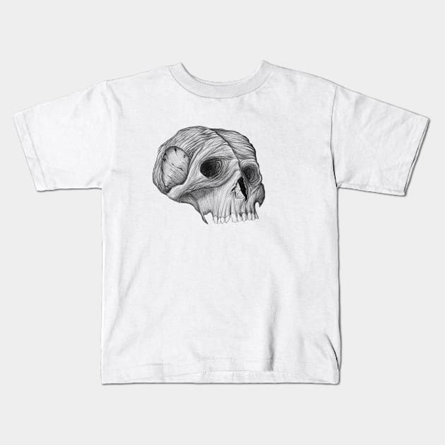 Skull Kids T-Shirt by deavdeav